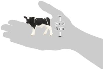 Schleich 13798 Holstein Calf - Realistic Farm Animal Figure for Imaginative Play 2