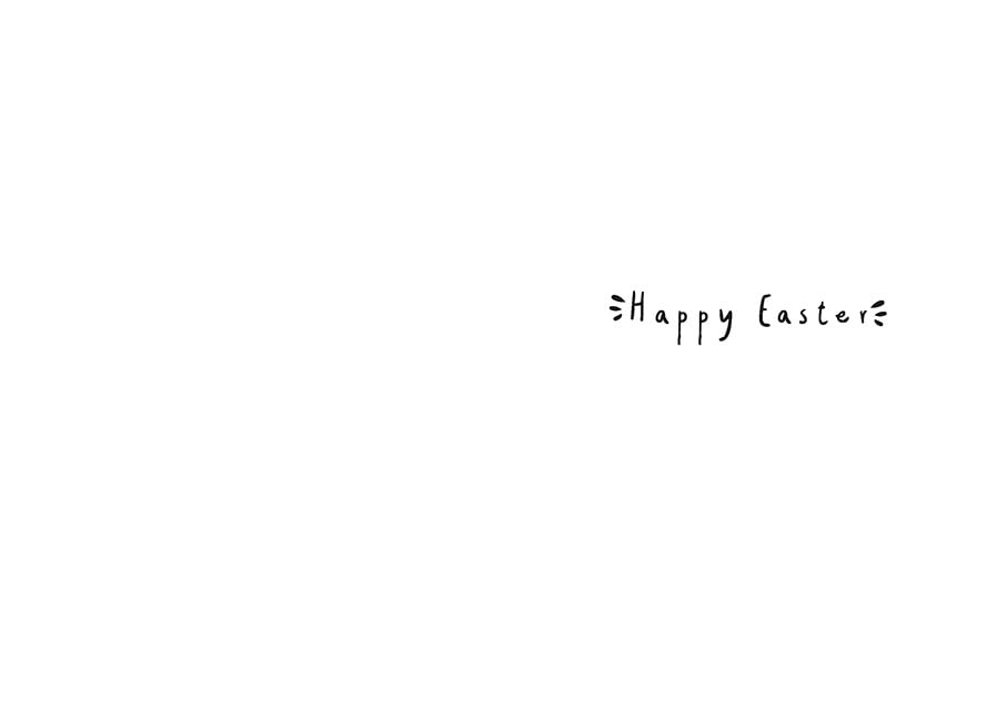 Piccadilly Greetings Easter Card - Open Happy Easter | 7 x 5 Inches | Pastel Color