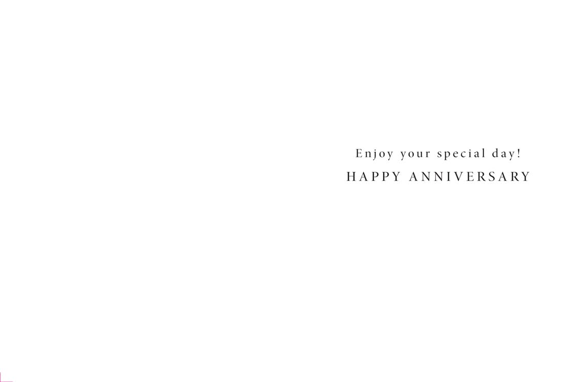 Piccadilly Greetings Anniversary Card - Pastel, 8 x 6 Size | High Quality UK Made