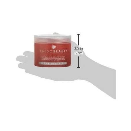 Kaeso Mandarin & Black Pepper Sugar Body Scrub - 450ml Exfoliation | Jojoba Enriched 4