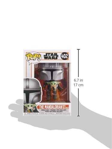 Funko POP Star Wars: The Mandalorian Mando Flying w/Jet Pack Collectible Toy | Vinyl | 3.75 in 3
