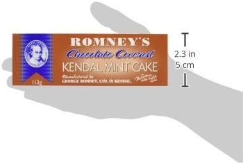 Romneys Chocolate Covered Kendal Mint Cake 113g - Peppermint Confection with Dark Chocolate Coating 2