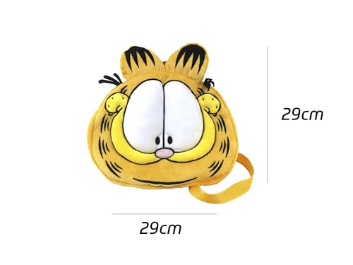 CYP BRAND Kinderrucksack mit Garfield-Plüschgesicht 4