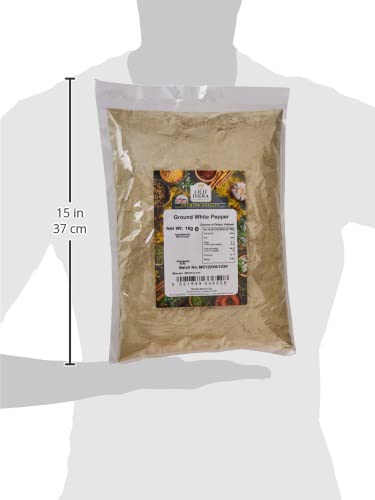 Old India gemahlener weißer Pfeffer 1 kg – reines, natürliches Gewürz zum Kochen 5