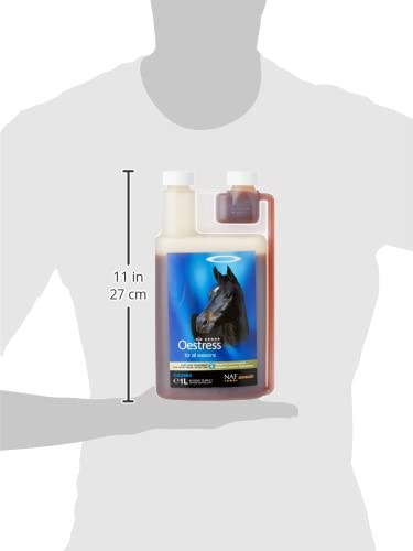 NAF Five Star Oestress Liquid 1L - Hormonal Balance Supplement for Mares with Chasteberry & Magnesium 3