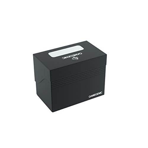 Gamegenic 80-Karten-Seitenhalter – Schwarz, für 80 doppelseitig gesleevte Karten, seitlich zu ladende Deckbox mit Cobra Neck-Technologie 14