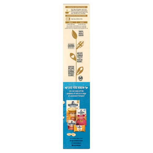 Quaker British Porridge Haferflocken 1kg 13