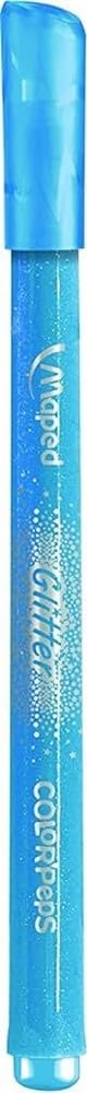 Maped Color'Peps Glitter Felt Tip Pens - 10 Bright Washable Colours | Medium Tip 3