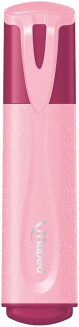 Maped Pastel Glitter Highlighters (Pack of 4 Assorted Colours), 742046 3