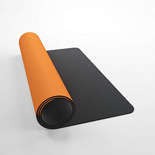Gamegenic Prime 2mm Playmat - Orange | Anti-Slip Rubber Surface | 61 x 35 cm 3