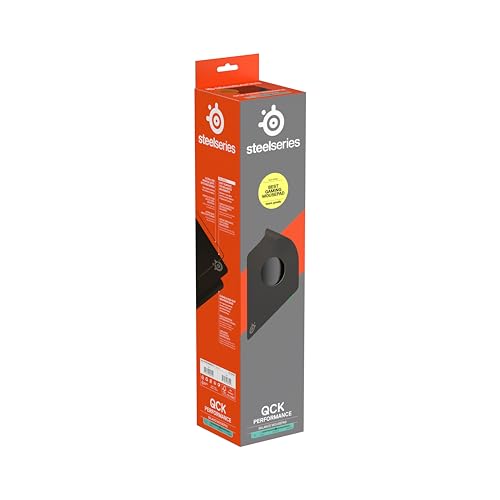 SteelSeries QcK L Performance Balance Gaming Mousepad - 49x42 cm, Black, Model 63432 19