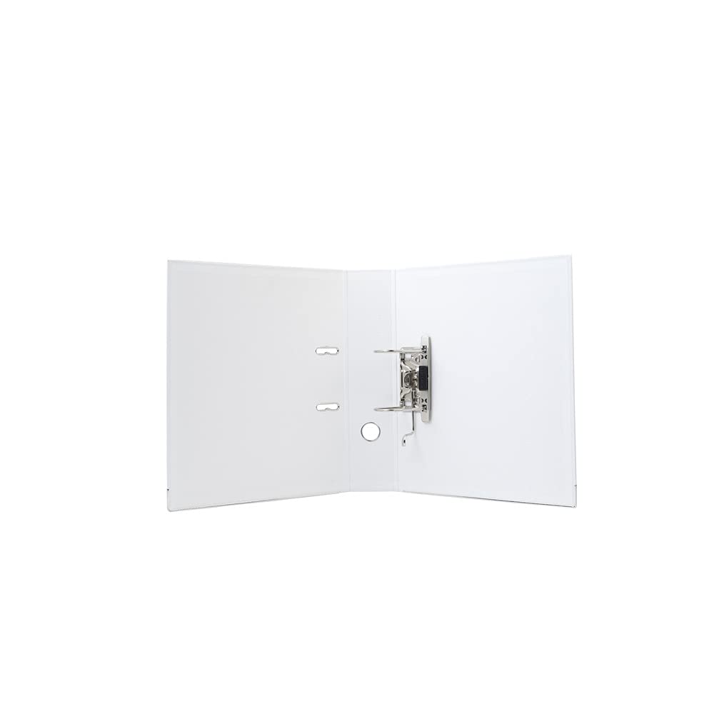 Exacompta PP Lever Arch File 918402B - 80mm Spine | A4 Size | White 6