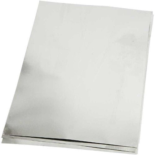 Creativ Stamping Foil - Silver, 15x21 cm Sheets, 0.9 mm Thickness, 10 Pieces (Model 22091) 3