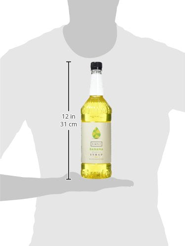 Simply - Bananensirup, veganer und nussfreier aromatisierter Sirup für Kaffee, Cocktails, Backen 4