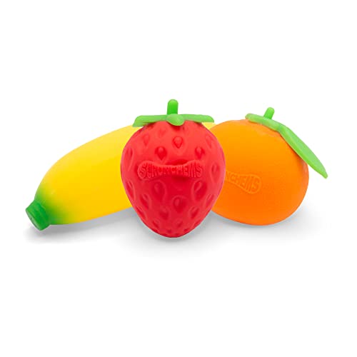 Tobar SCRUNCHEMS FUNKY SQUISH FRUITS Stress Squish Ball Toy | Safe Jelly Compound | Ages 3+ 3
