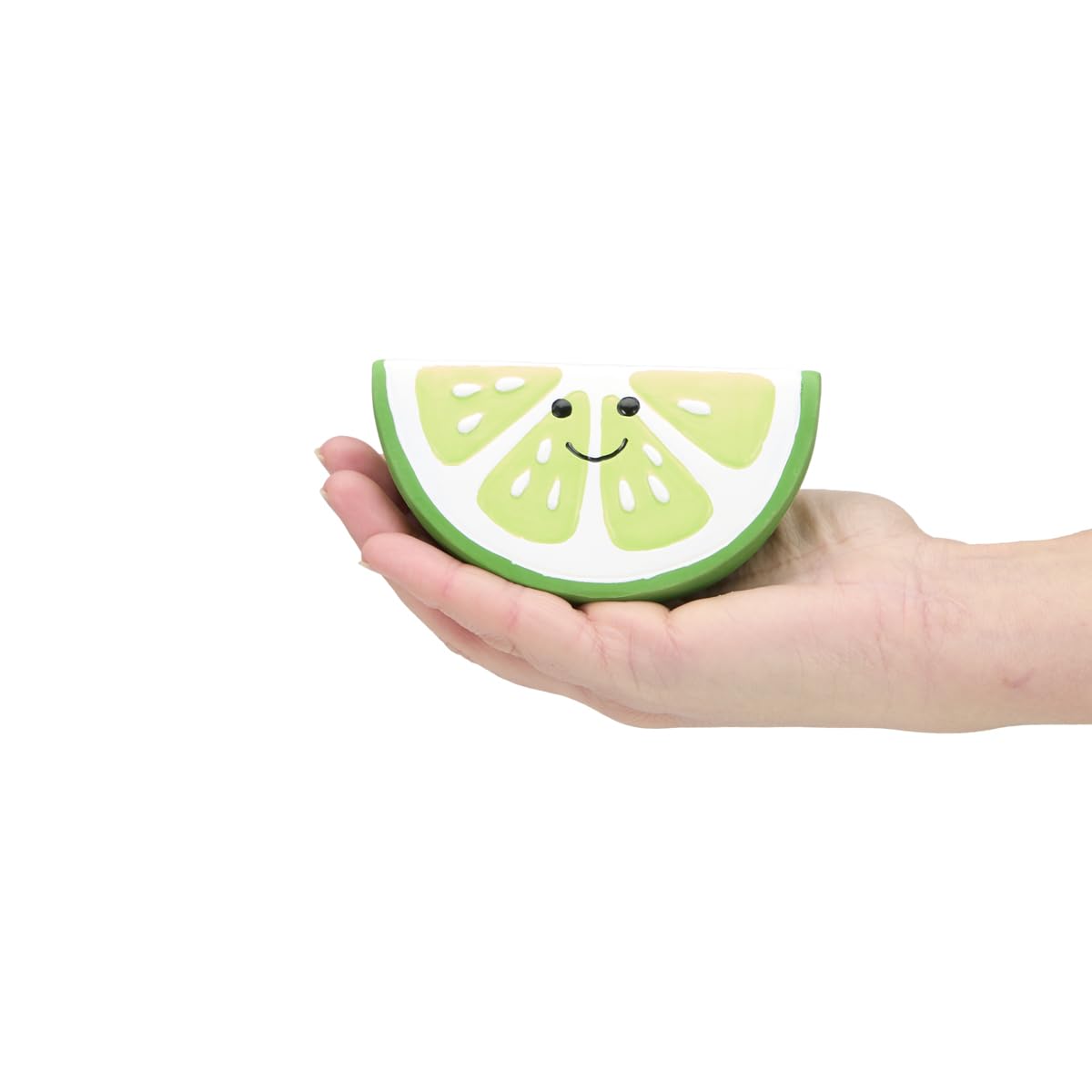 Petface Lime Latex Dog Toy with Squeaker | Durable Fetch Toy for Small Dogs | Natural Rubber 3