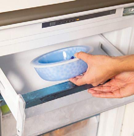 Karlie Cooling Dog Bowl - Non-Slip Base | Cooling Insert Included | Blue Plastic 3
