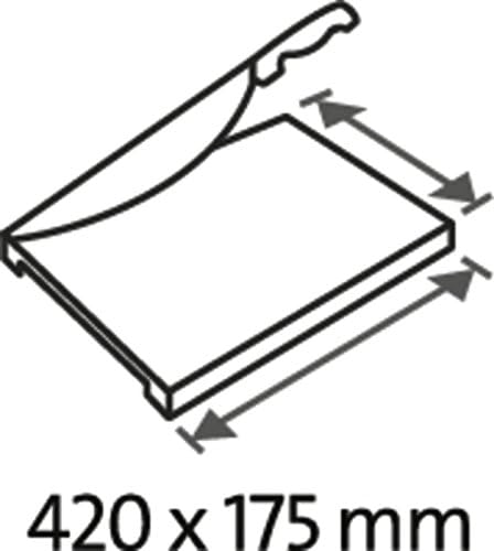 Dahle 502 Guillotine Paper Cutter (Cutting Performance up to 8 Sheets / DIN A4) Blue 5