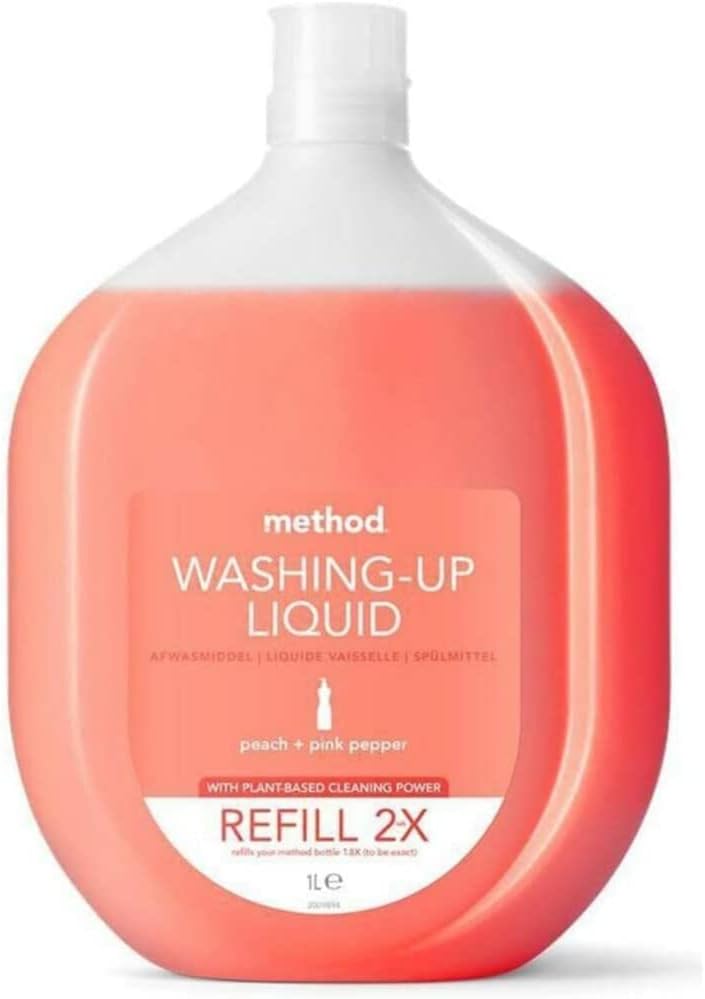Method - Spülmittel-Nachfüller, Pfirsich &amp; Rosa Pfeffer, 1 L