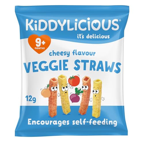 Kiddylicious Cheesy Veggie Straws – Natürlicher Geschmackssnack für Kinder ab 9 Monaten 5