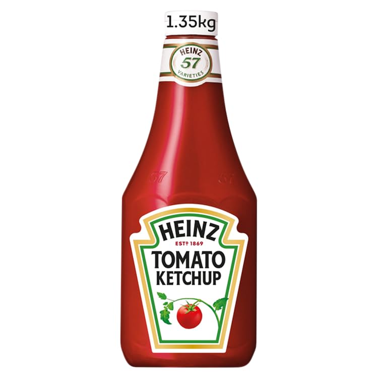 Heinz Tomato Ketchup - 1.35kg Bottle | Perfect with Burgers & Chips