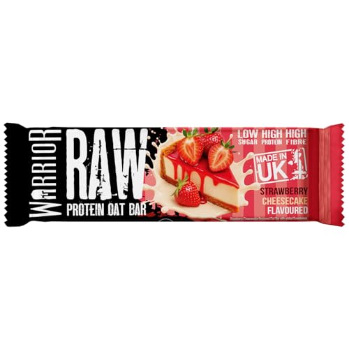 Warrior RAW Proteinriegel – 12 x 75 g zähe Hafer-Flapjacks – proteinreich, zuckerarm, ballaststoffreich 5
