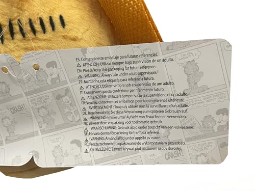 CYP BRAND Kinderrucksack mit Garfield-Plüschgesicht 9
