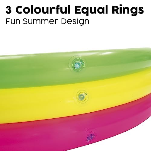 Bestway Summer Set Inflatable Paddling Pool - 40 Inch Diameter, 62L Capacity | Ages Toddler/Kid 5