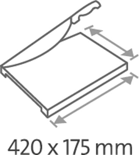Dahle 502 Guillotine Paper Cutter (Cutting Performance up to 8 Sheets / DIN A4) Blue 6