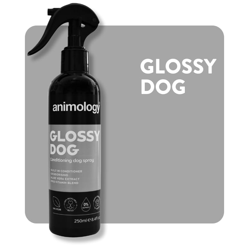 Animology Glossy Dog Conditioning Spray - Vitamin Enriched Aloe Vera | No-Rinse | 250 ml 4