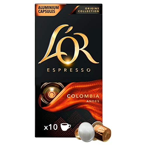 L'OR Origins Colombia Kaffeepads x10 (10er-Packung, 100 Kapseln)