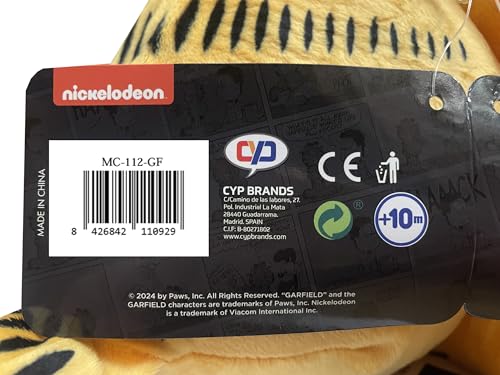 CYP BRAND Kinderrucksack mit Garfield-Plüschgesicht 15