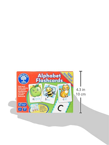 Orchard Toys Alphabet Flashcards - Ages 3-7 | Wipe Clean Cards | Language Skills 3