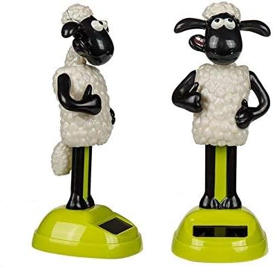 Puckator Shaun The Sheep Solar Powered Pal, Mixed, Height 13cm Width 5cm Depth 6cm