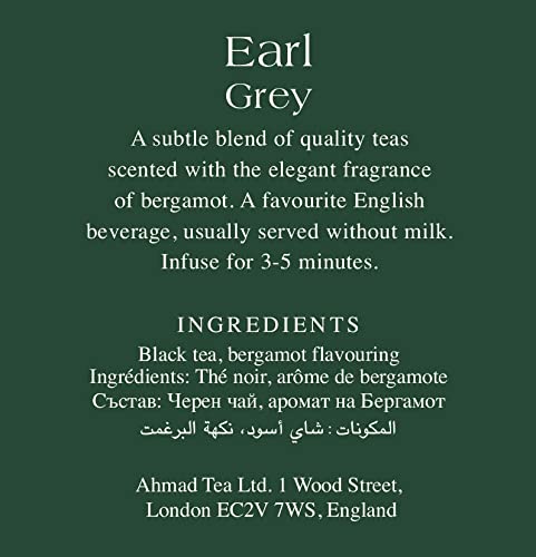 Ahmad Tea - Earl Grey Schwarztee (100 Teebeutel) 11