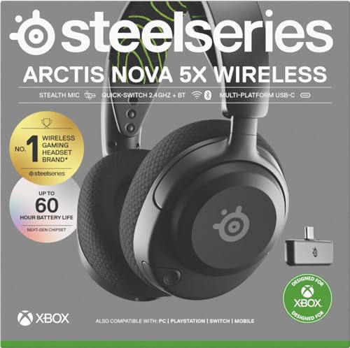 SteelSeries Arctis Nova 5X Wireless – Xbox-Gaming-Headset mit über 100 Audio-Voreinstellungen 11