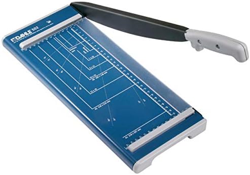 Dahle 502 Guillotine Paper Cutter (Cutting Performance up to 8 Sheets / DIN A4) Blue 11