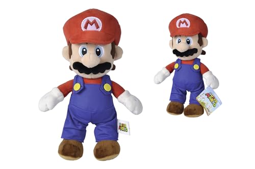 Simba Super Mario Plush Toy - 30 cm Soft Stuffed Animal for All Ages