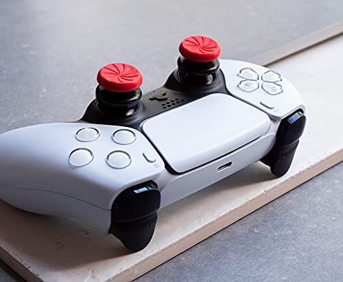 KontrolFreek FPS Freek Inferno Thumbsticks for PS4 & PS5 | High-Rise, Red 5