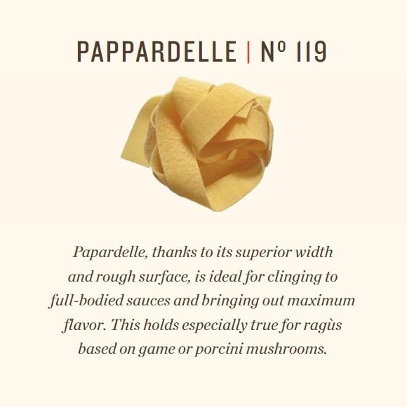 Rummo Pappardelle Pasta No.119 - Wide Italian Ribbon Pasta | 500g | Slow-Dried 3