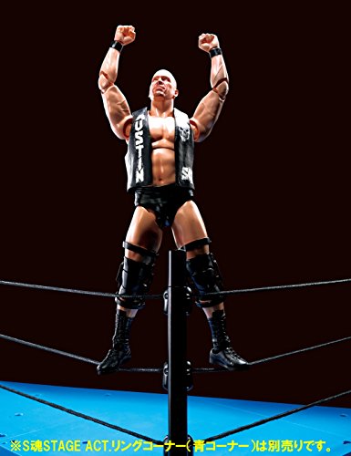 Tamashii Nations WWE Stone Cold Steve Austin SHFiguarts Actionfigur – vollbewegliches Sammlerstück für Kinder ab 14 Jahren 5