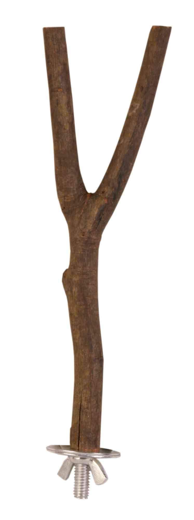 TRIXIE Natural Living Y Shape Bird Perch - Natural Wood | 20 cm Length | 15 mm Diameter 5