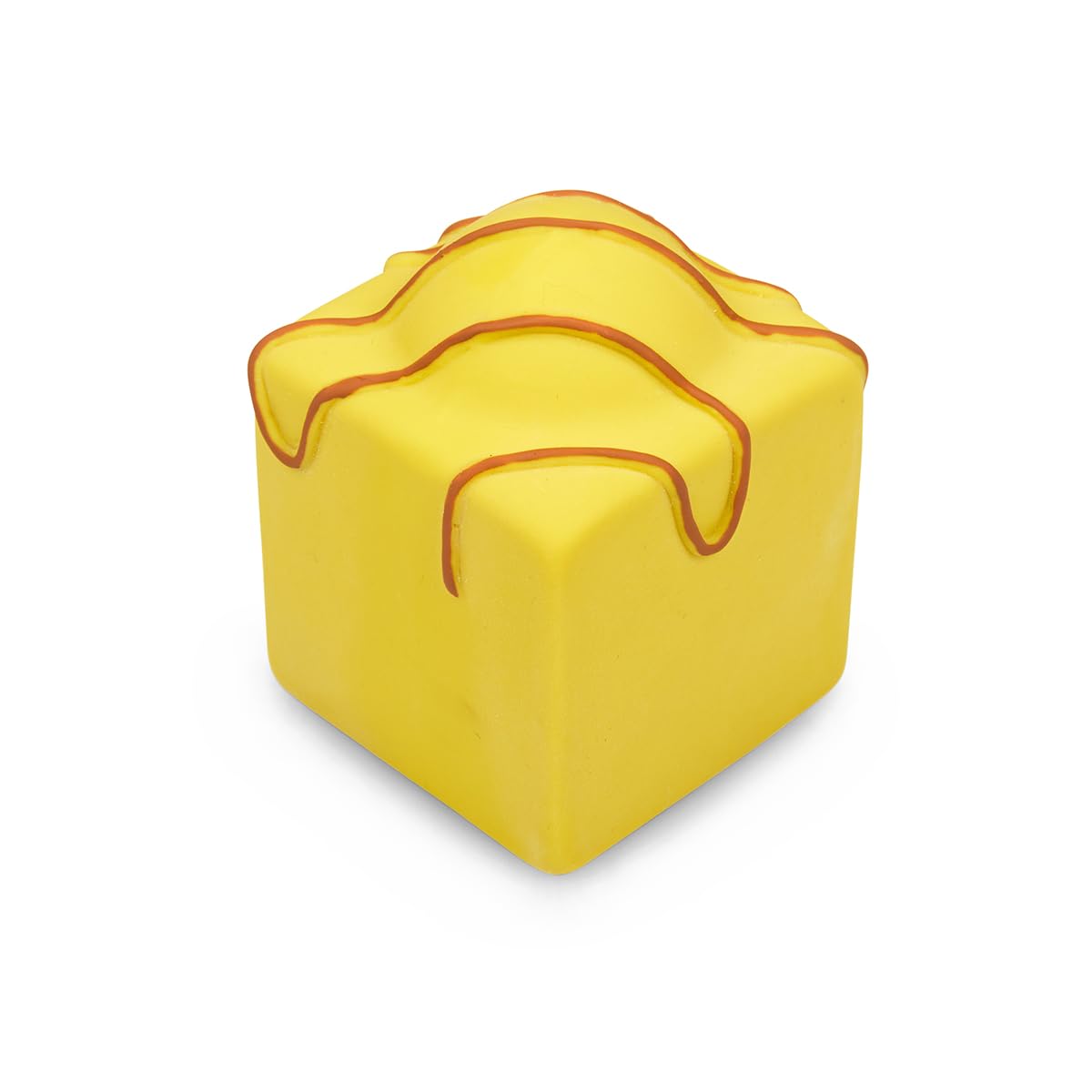 Petface Fondant Fancy Latex Dog Toy - Built-in Squeaker | Soft Chew | Yellow 5