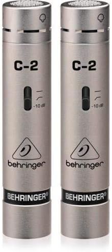 Behringer C-2 Matched Pair Studio Condenser Microphones (Pack of 2) 2