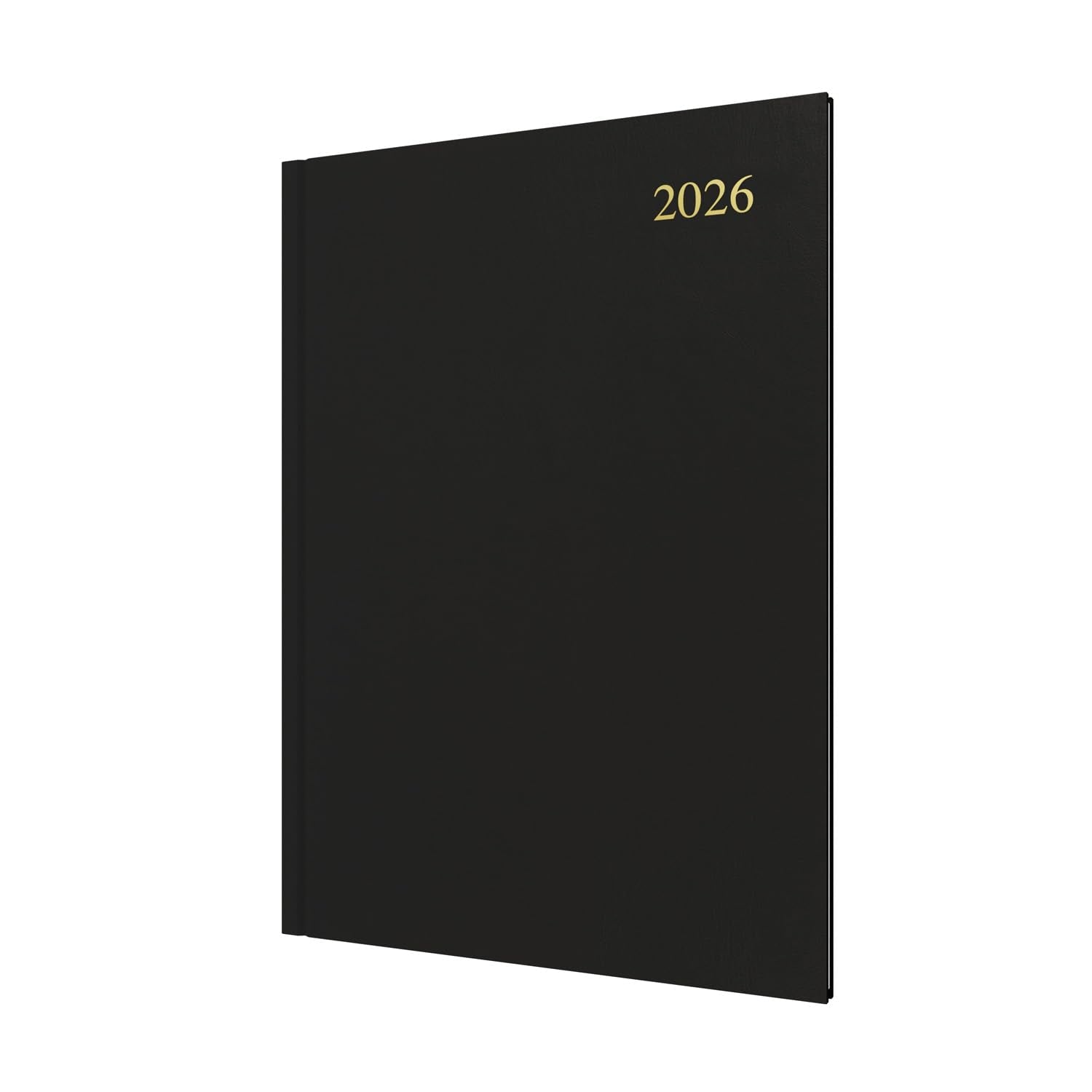 Collins Essential 2026 12 Month Desk Calendar Planner | A4 Week-To-View | Black