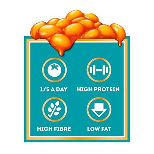 HEINZ Baked Beans - 600g Multipack (3x200g) | High Fibre | Vegan 3