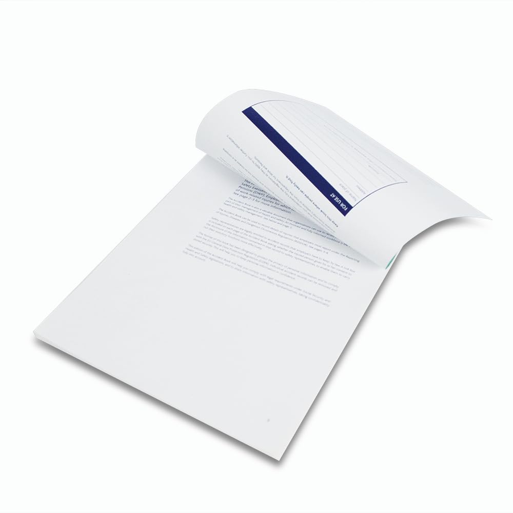 Reliance Medical Lewis-Plast A4 Accident Book - GDPR Compliant Workplace Record Keeping | 21 x 29 cm 3