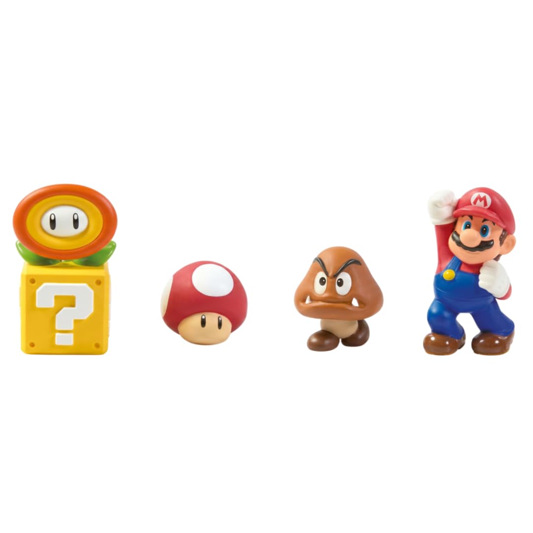 TOMY Toomies Mario Squirters Bath Toy Set - 4 Pack | Plastic | Ages 18+ Months