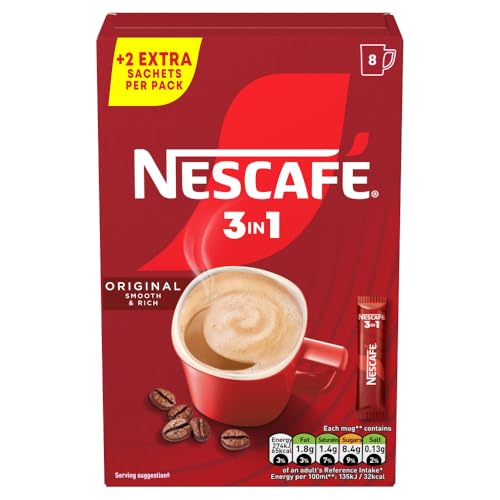 NESCAFÉ 3 IN 1 Original Instantkaffee (1 Packung, 8 Getränke) 3