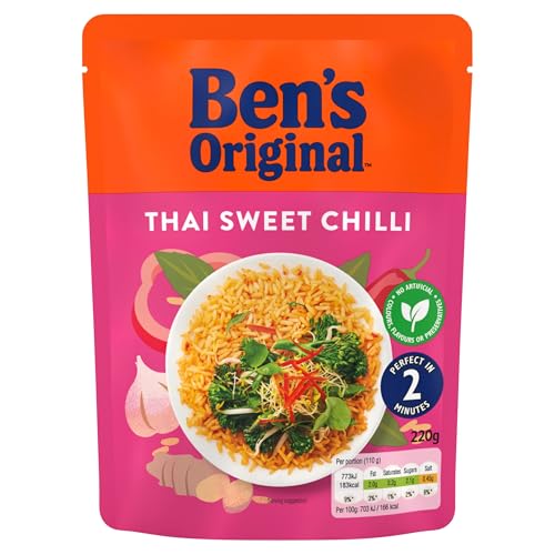 Ben's Original Thai Sweet Chili Mikrowellenreis, 6 x 220 g Beutel 7